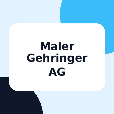 Maler Gehringer AG