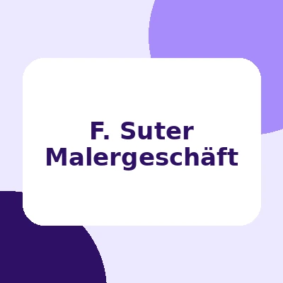 F. Suter Malergeschäft