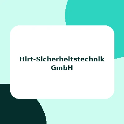 Hirt-Sicherheitstechnik GmbH